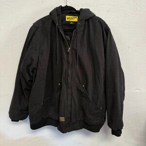 Mens' Brazos Work Force‎ Black Jacket Size 2XL
